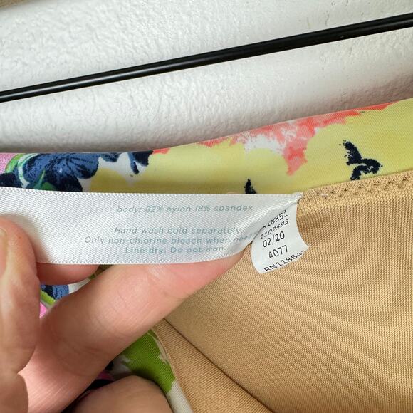 Cacique | Floral Ultra High Waist Full Coverage Brief Swim Bikini Bottoms - Picture 6 of 8